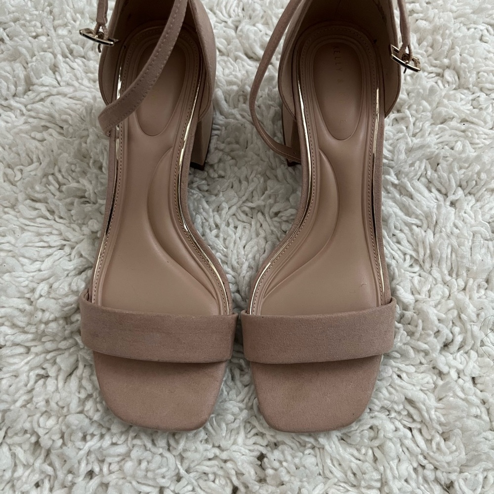 Kelly & Katie Blush Heeled Sandals